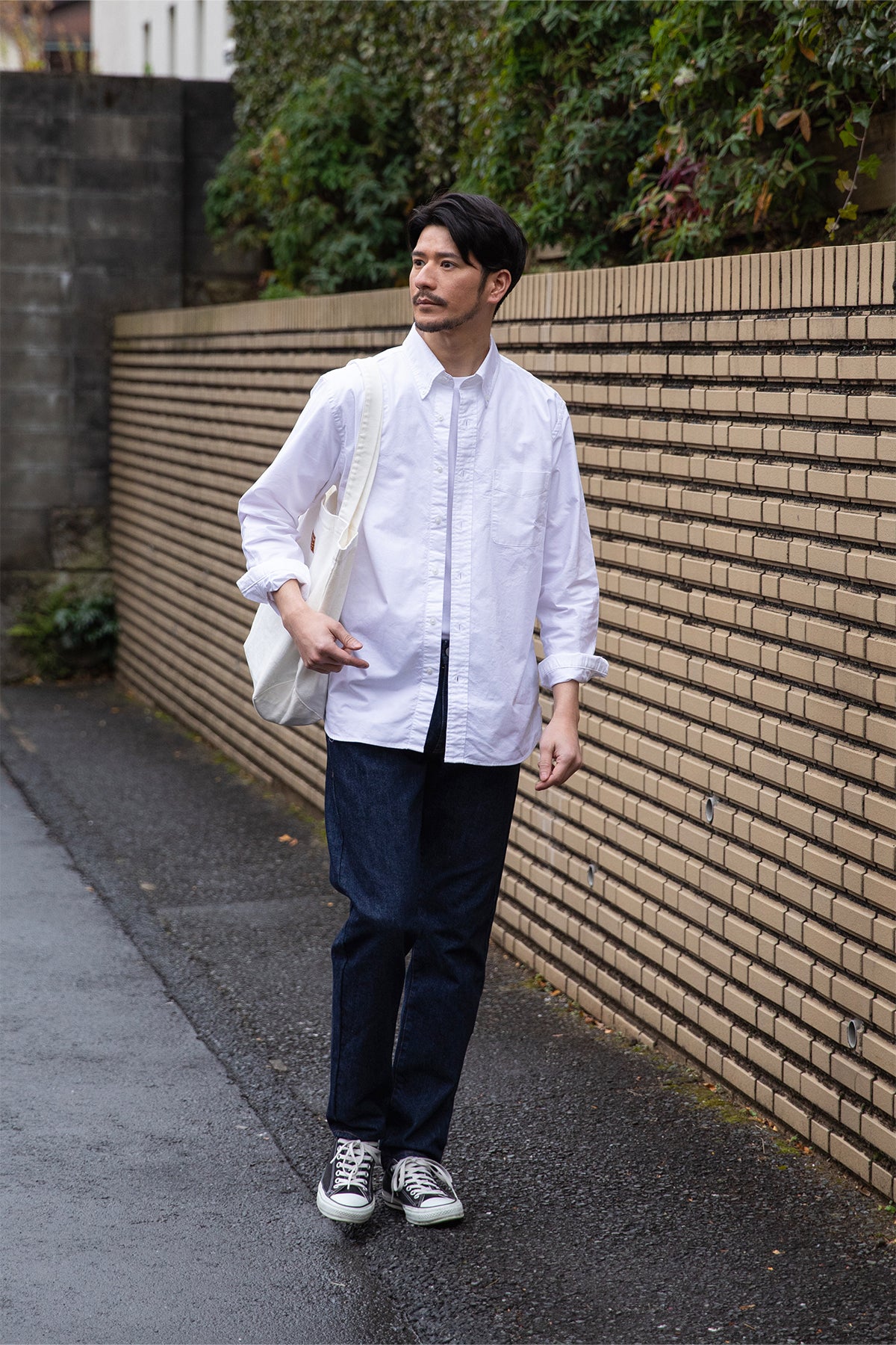 セール】 【THE FLAGSHIP】ストレッチデニム スラックス