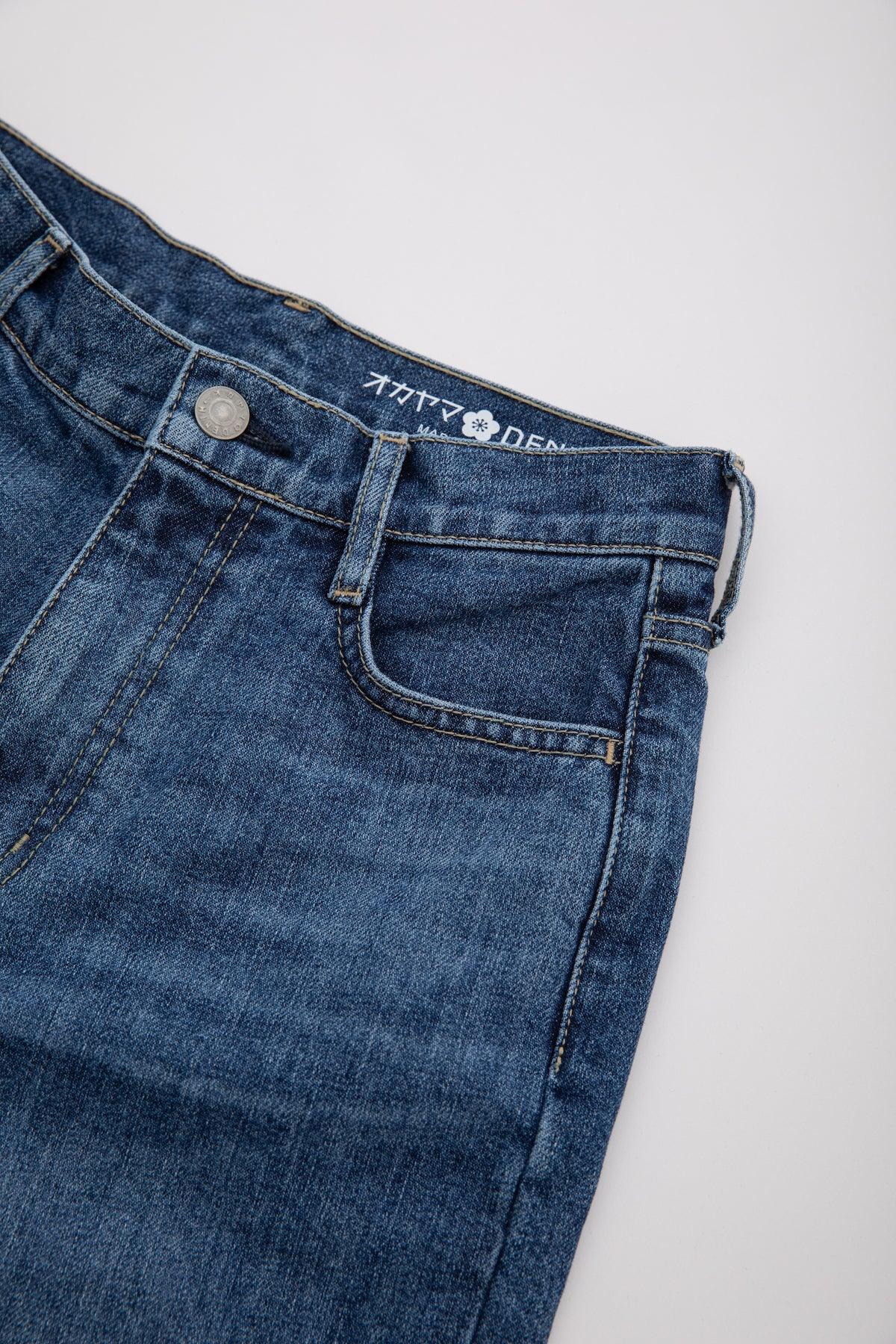 レディース】フレアデニムパンツ_OK1023E/オカヤマDENIM,オカヤマ